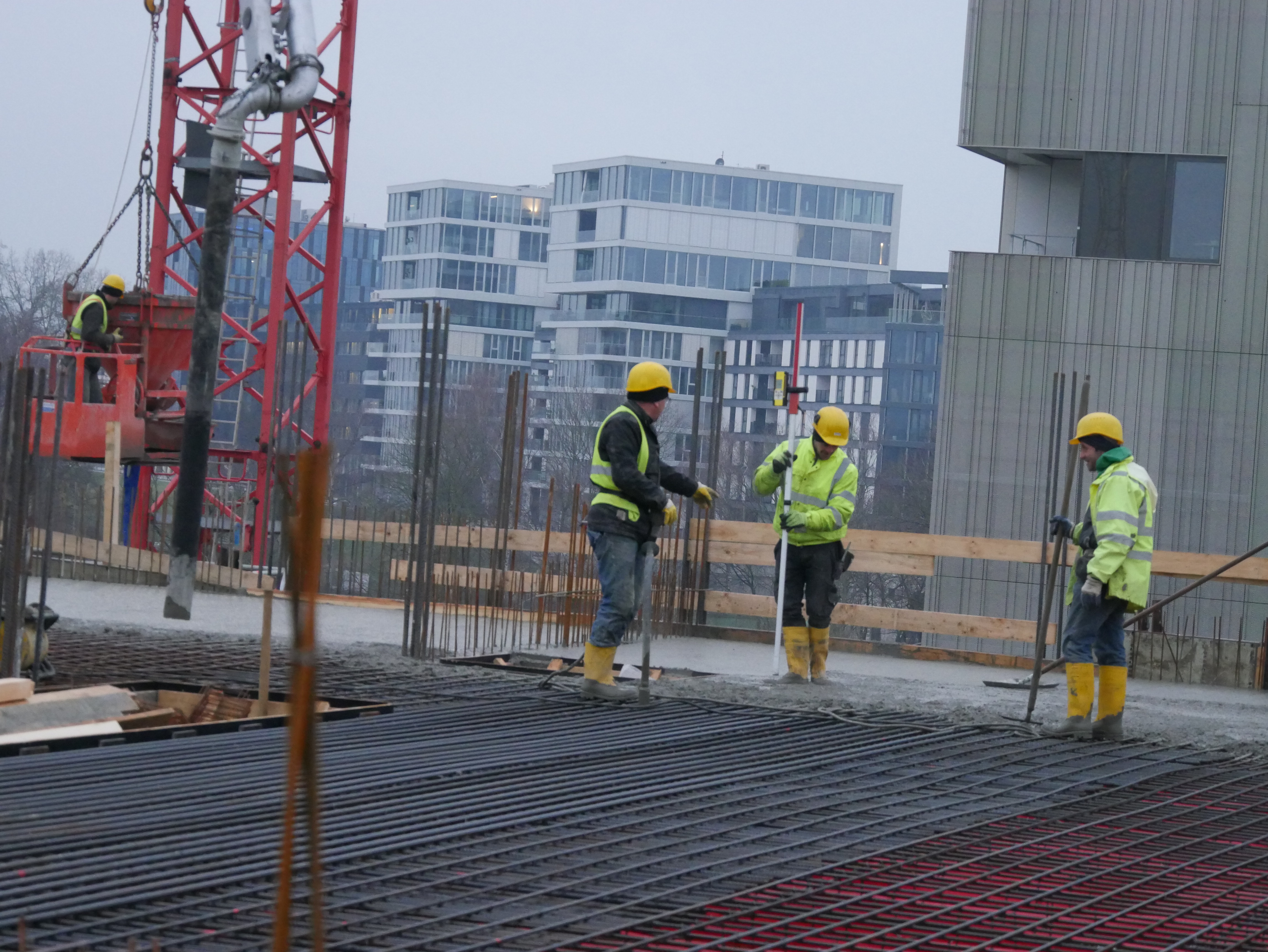 Pouring Concrete